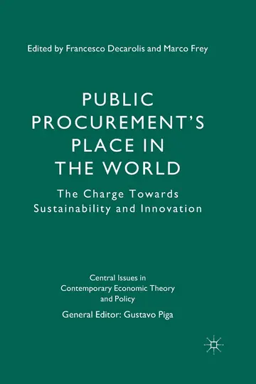 Cover of Public Procurement’s Place in the World