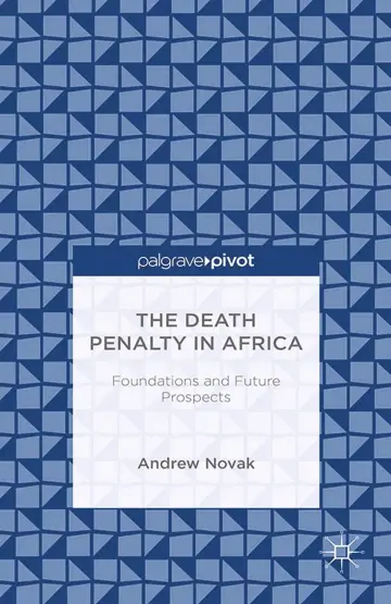 Cover of The Death Penalty in Africa