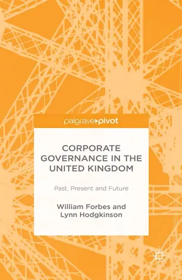 Cover of Corporate Governance in the United Kingdom