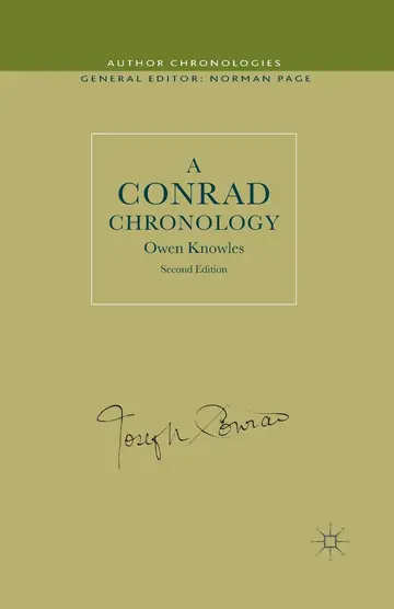 Cover of A Conrad Chronology