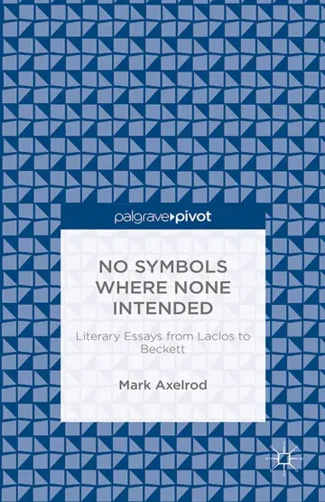Cover of No Symbols Where None Intended