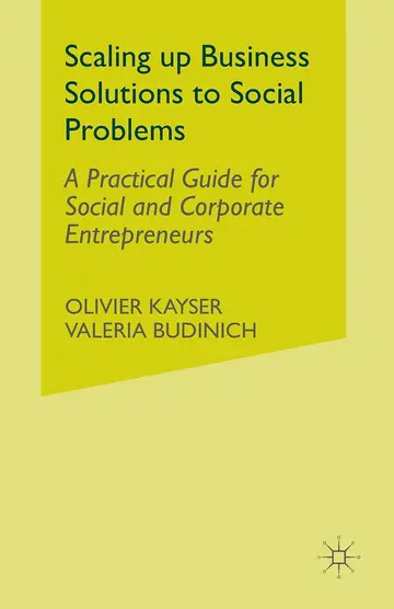 Cover of Scaling up Business Solutions to Social Problems