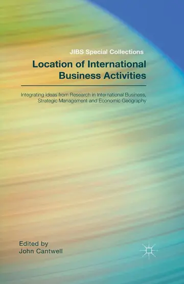 Cover of Location of International Business Activities