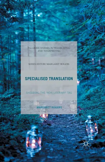 Cover of Specialised Translation