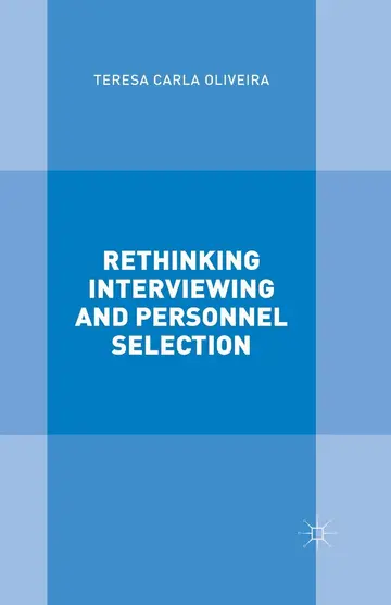 Cover of Rethinking Interviewing and Personnel Selection