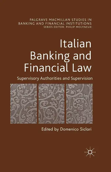 Cover of Italian Banking and Financial Law