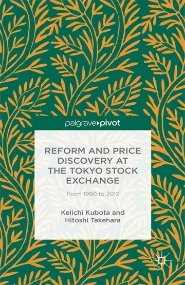 Cover of Reform and Price Discovery at the Tokyo Stock Exchange