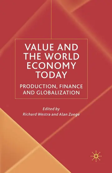 Cover of Value and the World Economy Today