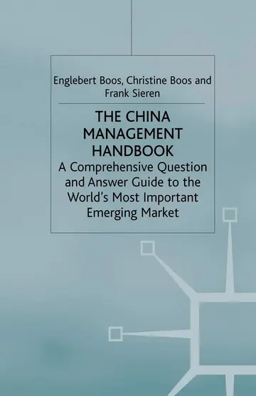 Cover of The China Management Handbook