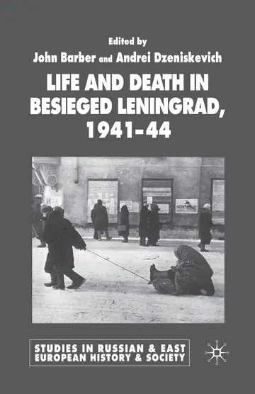 Cover of Life and Death in Besieged Leningrad, 1941-1944