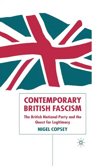 Cover of Contemporary British Fascism