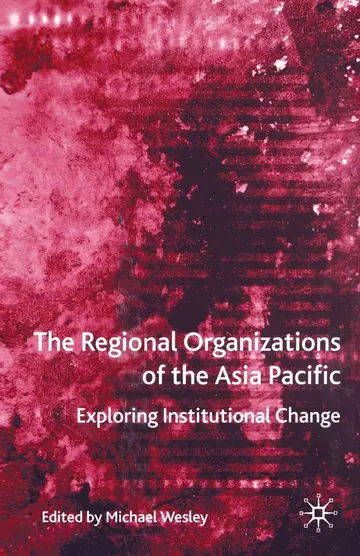 Cover of The Regional Organizations of the Asia Pacific