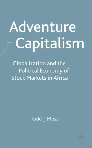 Cover of Adventure Capitalism