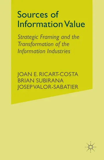 Cover of Sources of Information Value