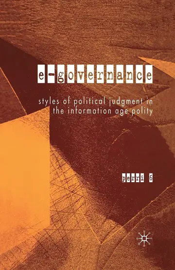 Cover of E-governance