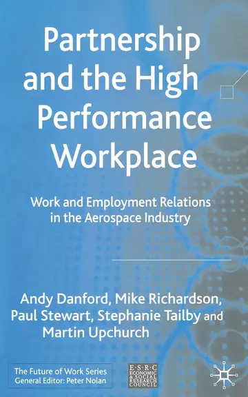 Cover of Partnership and the High Performance Workplace