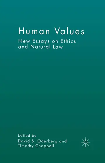 Cover of Human Values