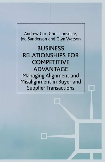 Cover of Business Relationships for Competitive Advantage
