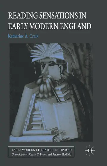 Cover of Reading Sensations in Early Modern England