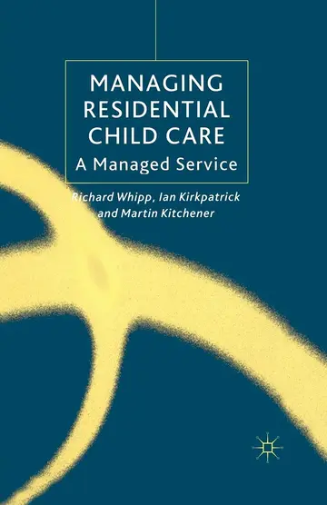 Cover of Managing Residential Childcare
