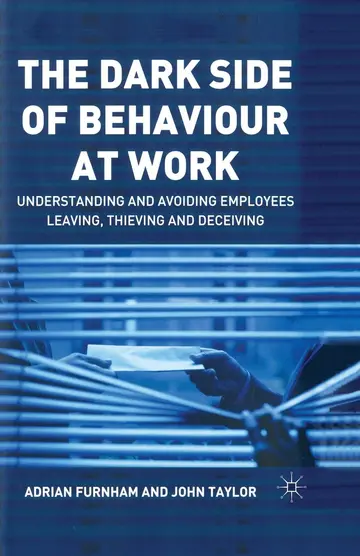 Cover of The Dark Side of Behaviour at Work