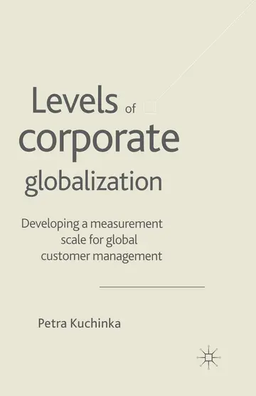 Cover of Levels of Corporate Globalization