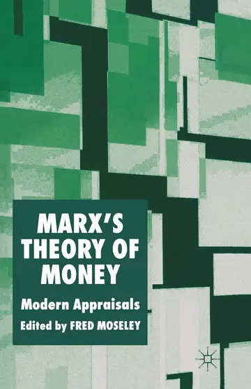 Cover of Marx s Theory of Money