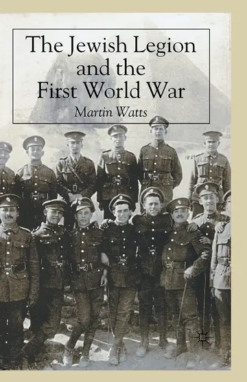 Cover of The Jewish Legion and the First World War