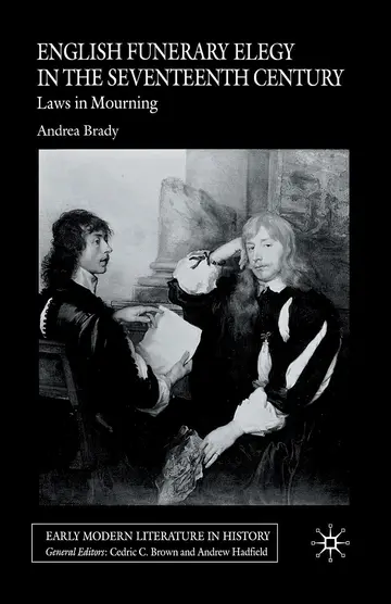 Cover of English Funerary Elegy in the Seventeenth Century