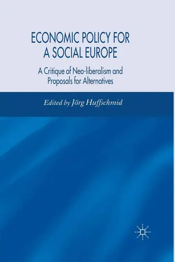 Cover of Economic Policy for a Social Europe
