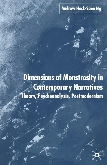 Cover of Dimensions of Monstrosity in Contemporary Narratives