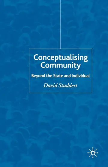 Cover of Conceptualising Community