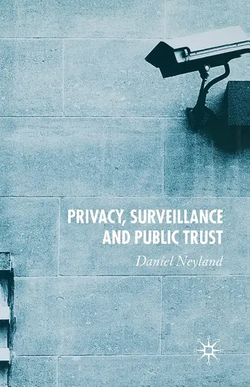 Cover of Privacy, Surveillance and Public Trust