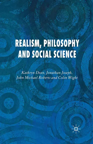 Cover of Realism, Philosophy and Social Science