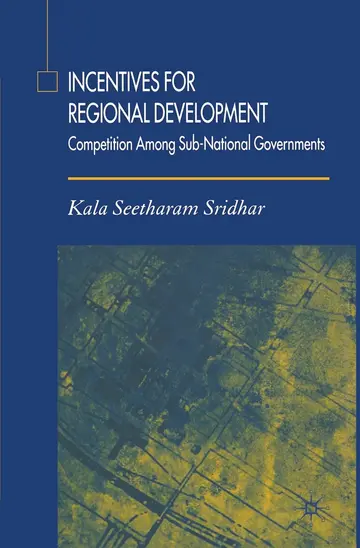 Cover of Incentives for Regional Development
