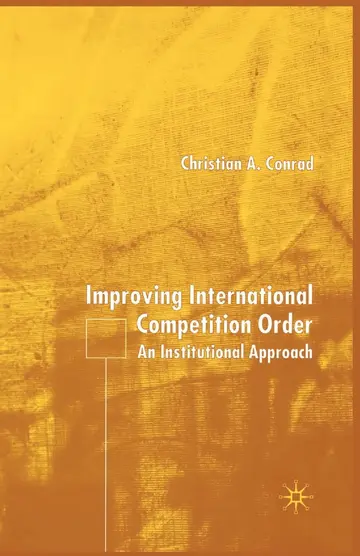 Cover of Improving International Competition Order
