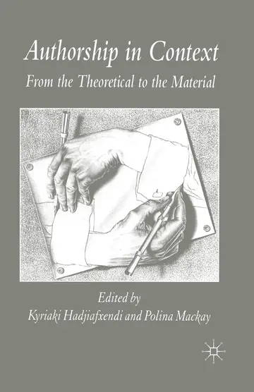 Cover of Authorship in Context