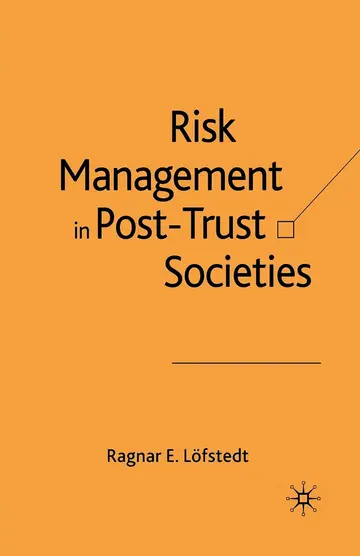 Cover of Risk Management in Post-Trust Societies