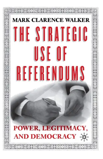 Cover of The Strategic Use of Referendums