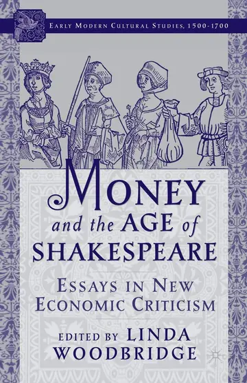 Cover of Money and the Age of Shakespeare