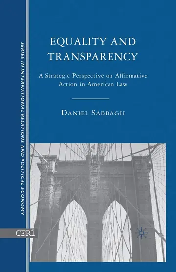 Cover of Equality and Transparency