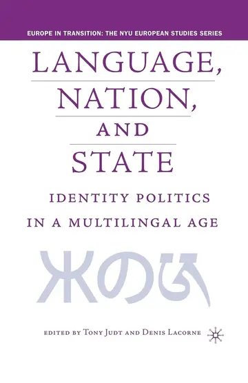 Cover of Language, Nation and State