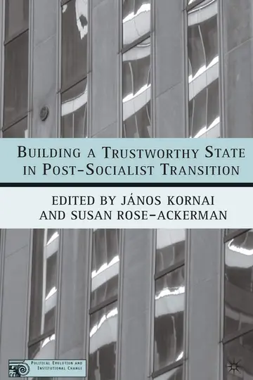 Cover of Building a Trustworthy State in Post-socialist Transition