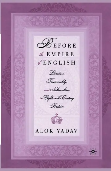 Cover of Before the Empire of English