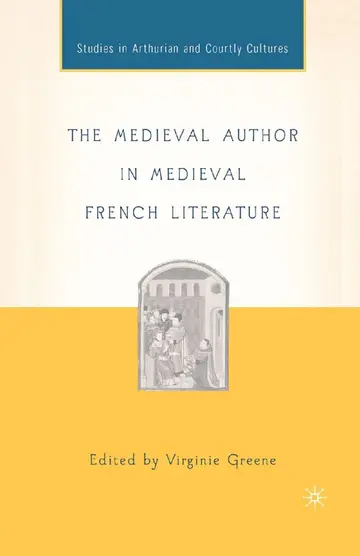 Cover of The Medieval Author in Medieval French Literature