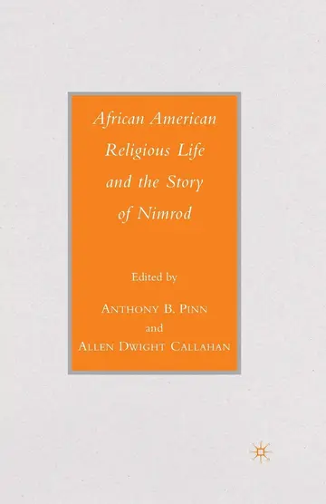 Cover of African American Religious Life and the Story of Nimrod