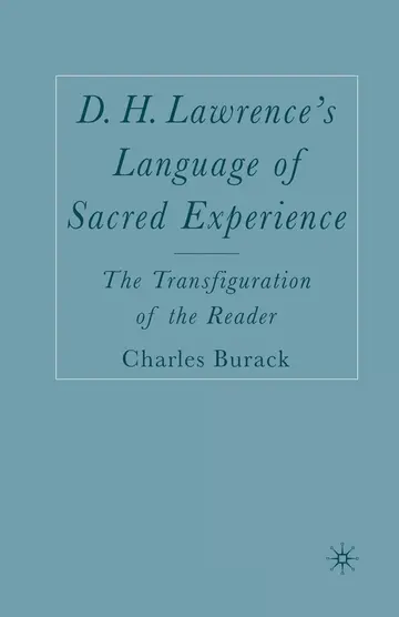 Cover of D. H. Lawrence s Language of Sacred Experience