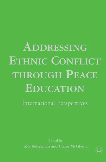 Cover of Addressing Ethnic Conflict Through Peace Education