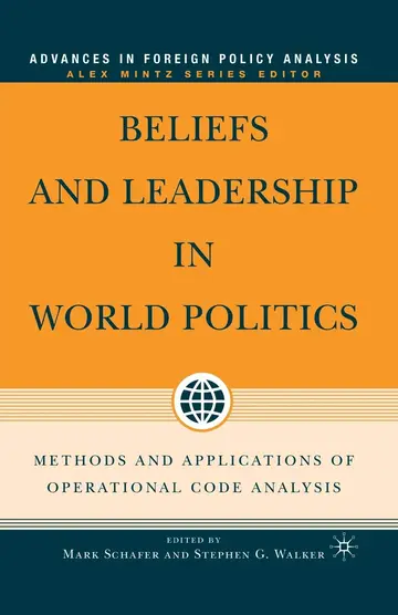 Cover of Beliefs and Leadership in World Politics
