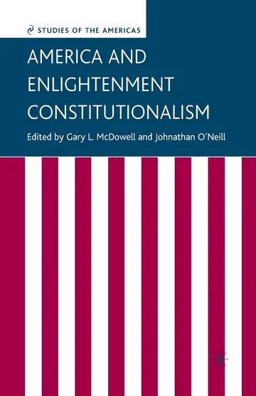 Cover of America and Enlightenment Constitutionalism